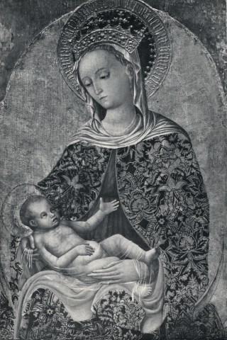 Anonimo — Maestro dell'Annunciazione Ludlow - sec. XV - Madonna con Bambino — insieme